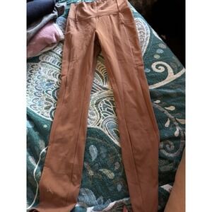 REI  Cooperative Hiking/workout  Leggings Brown XS EUC pockets A10